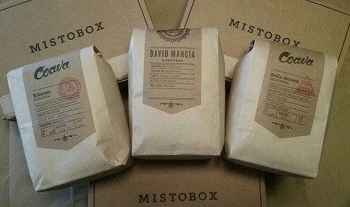 Bags of online coffee delievered from mistobox