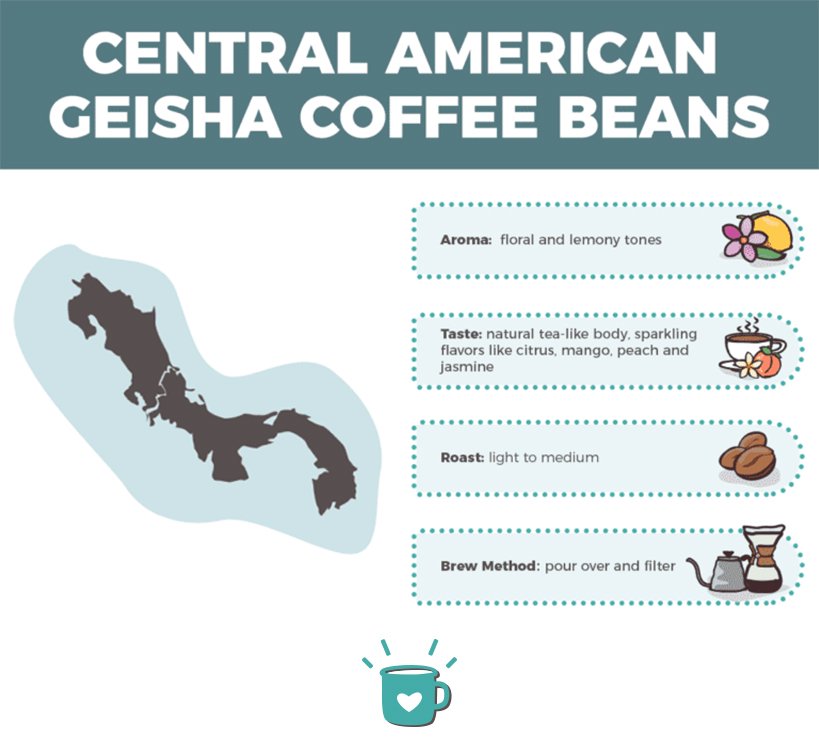 central american geisha coffee beans