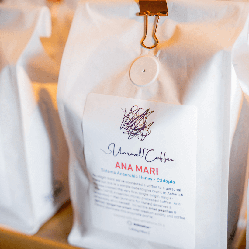 unravel coffee signature line