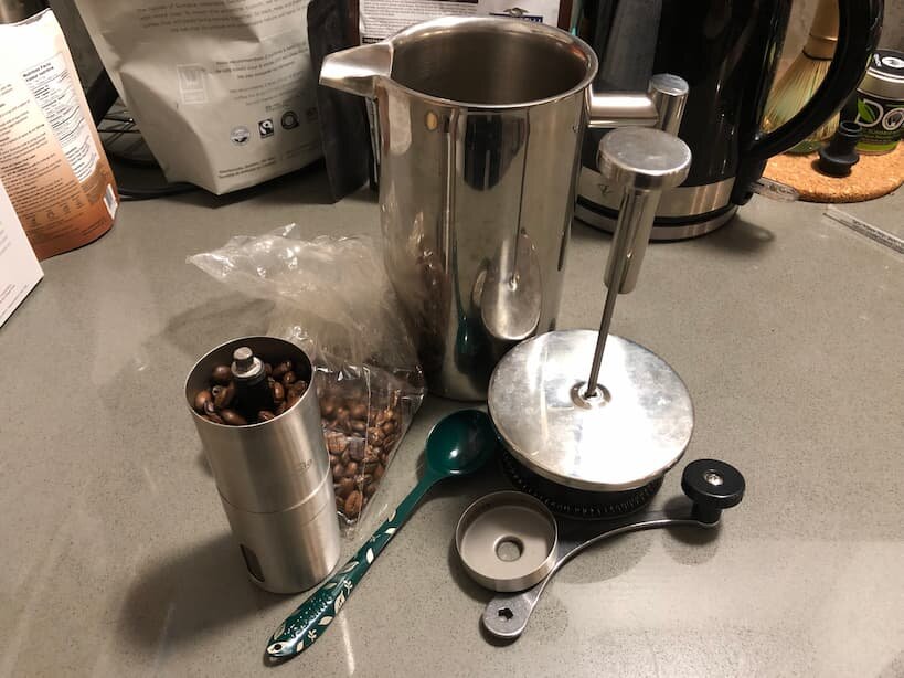 制作肮脏的印度拿铁咖啡所需的东西