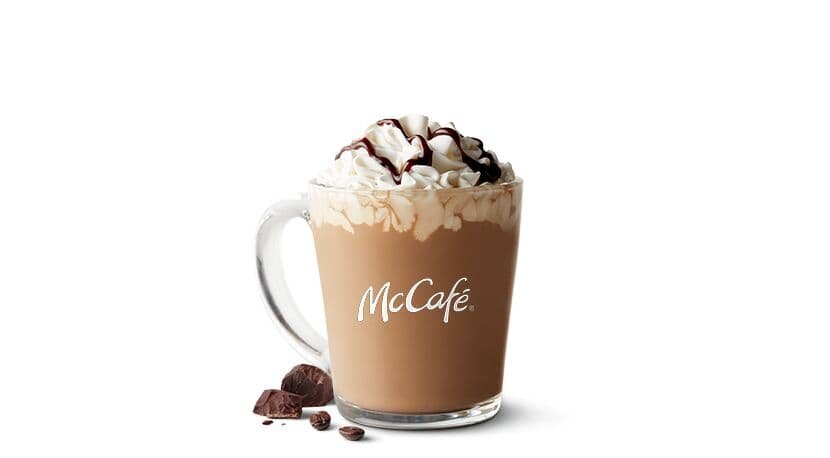 麦当劳的摩卡拿铁