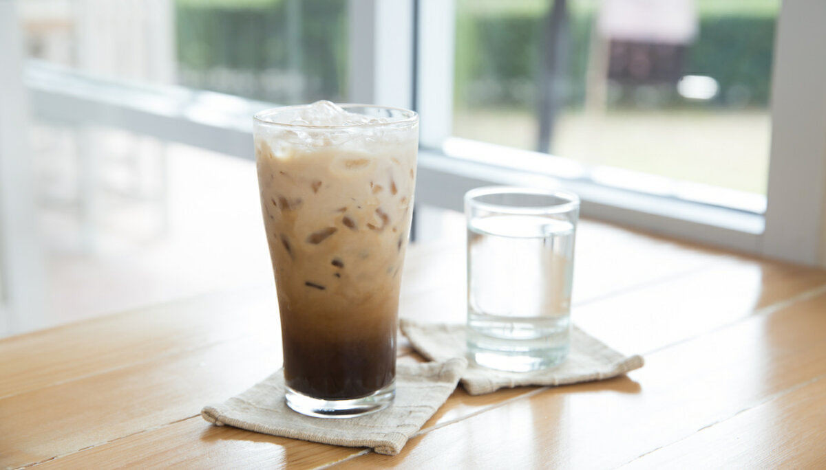 Starbucks咖啡Vanillafrappuccino混合咖啡:准备