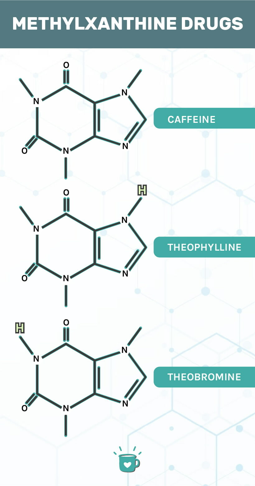 各种甲基新药包括咖啡因